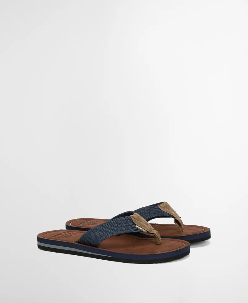 Barbour Men's Toeman Beach Sandal - Navy-1