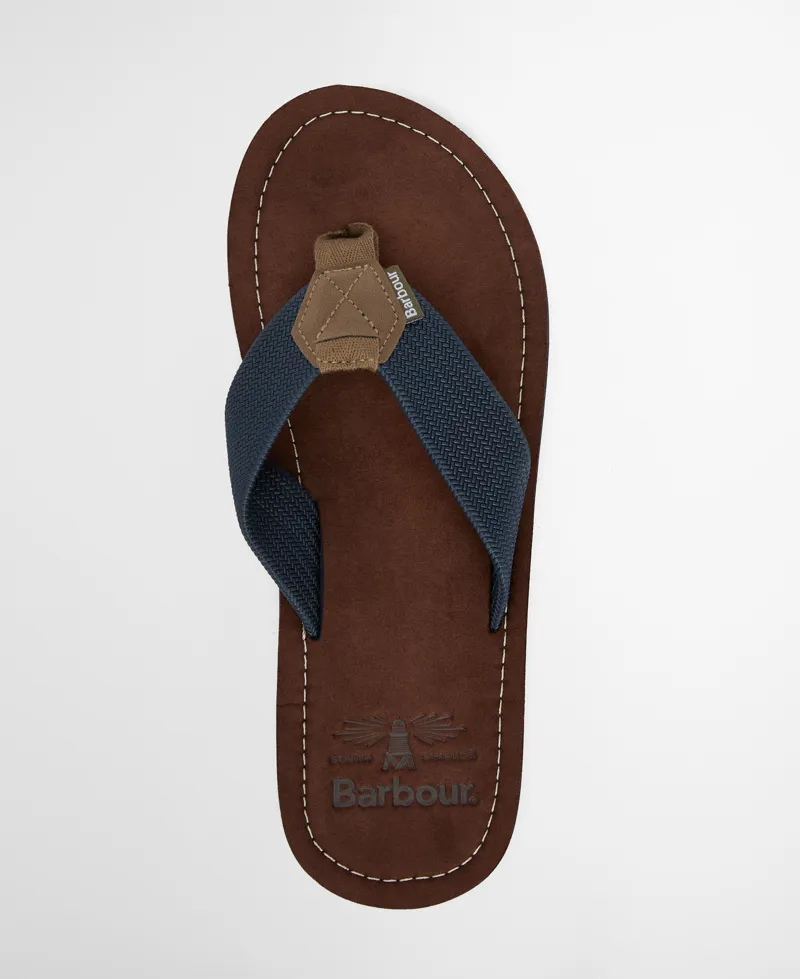 Barbour Men's Toeman Beach Sandal - Navy-3