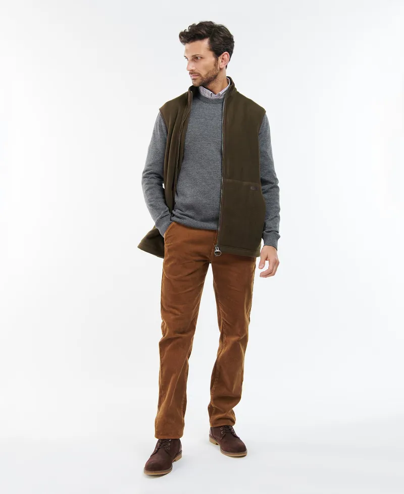 Barbour Mens Oakmoor Fleece Gilet Olive-2