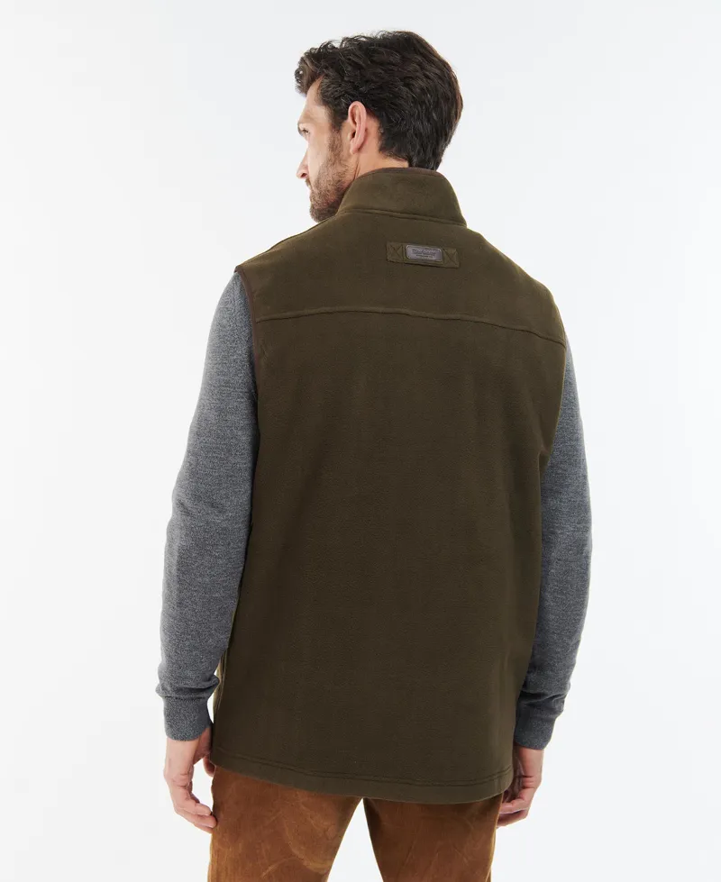 Barbour Mens Oakmoor Fleece Gilet Olive-3
