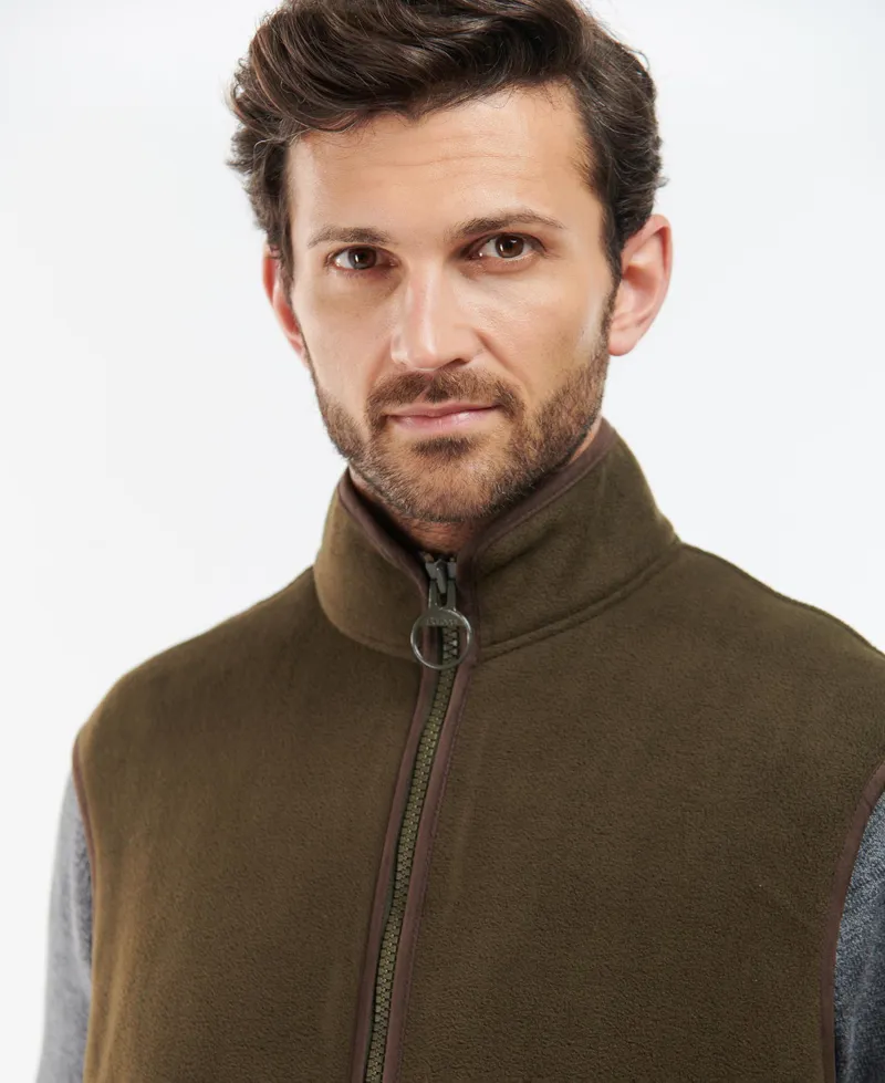 Barbour Mens Oakmoor Fleece Gilet Olive-4