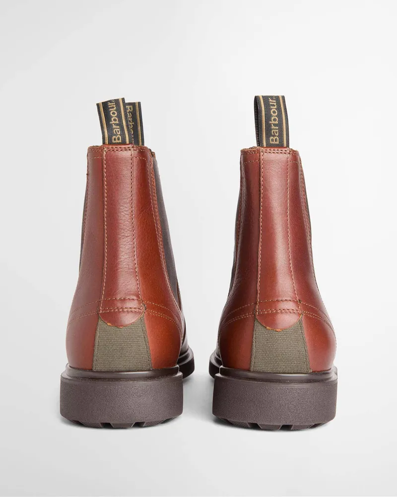 Barbour Hale Chelsea Boot - Chestnut Brown-2