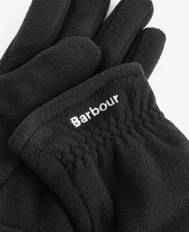 Barbour Coalford Fleece Gloves - Black-1