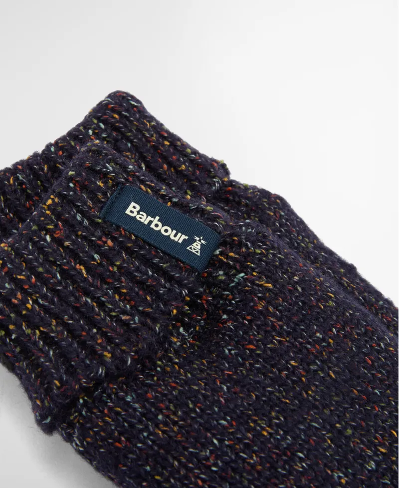 Barbour Eston Knitted Glove - Navy-2