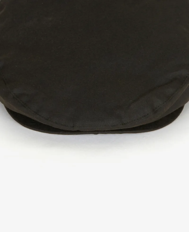 Barbour Wax Flat Cap Olive-3