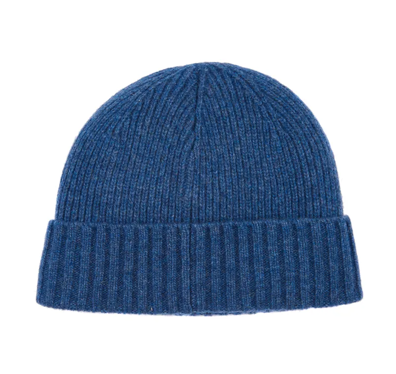 Barbour Carlton Beanie Hat - Dark Denim-1