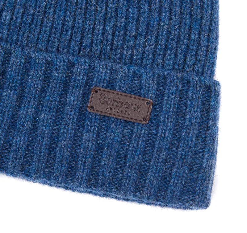 Barbour Carlton Beanie Hat - Dark Denim-2