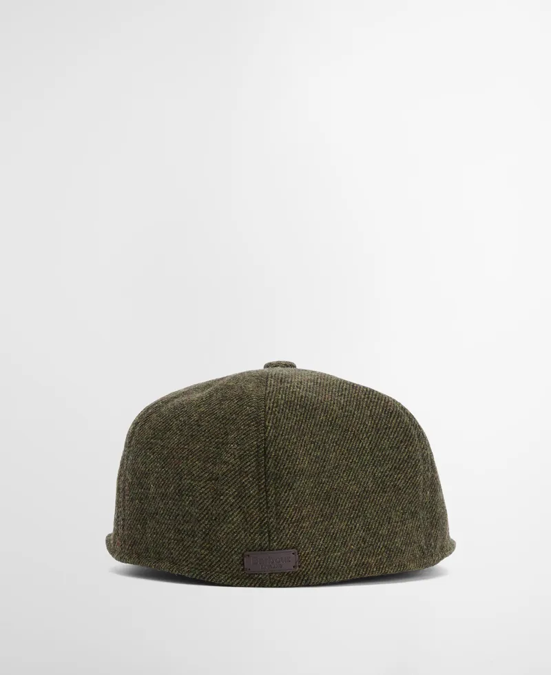 Barbour Claymore Baker Boy Cap - Olive Twill-1