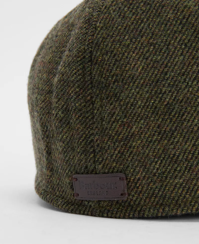 Barbour Claymore Baker Boy Cap - Olive Twill-4