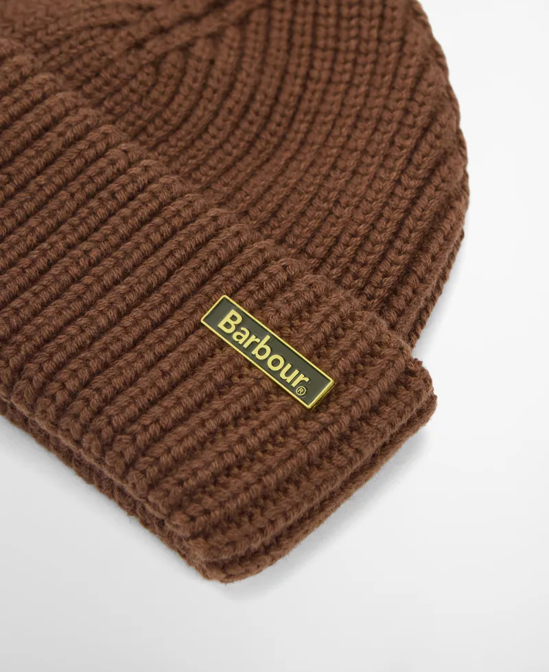 Barbour Mosely Beanie Hat - Soil-1