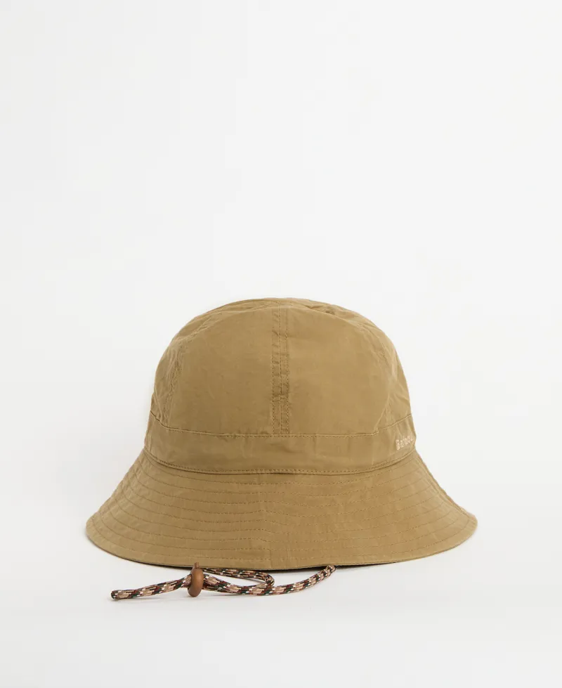 Barbour Transport 6 Panel Bucket Hat - Golden Khaki-1