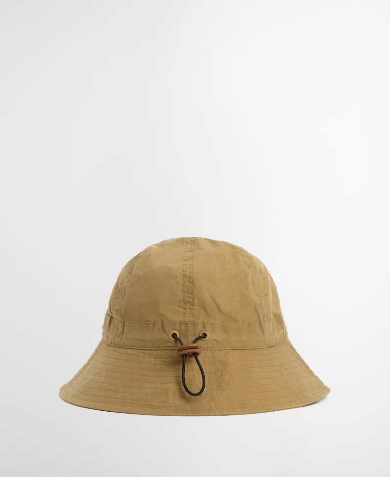 Barbour Transport 6 Panel Bucket Hat - Golden Khaki-2