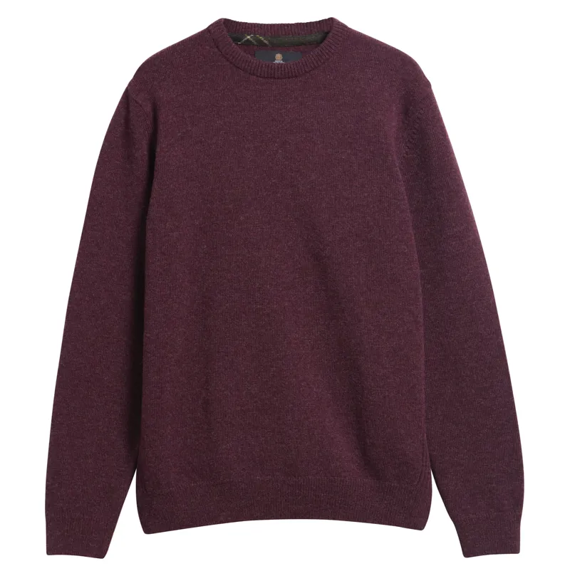 Barbour Holden Crew Neck Sweater - Ruby Marl