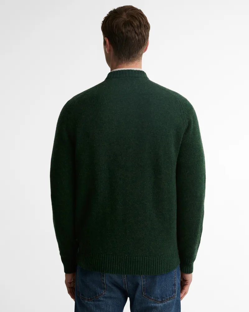 Barbour Newtown Crew Neck Sweater - Sage-4