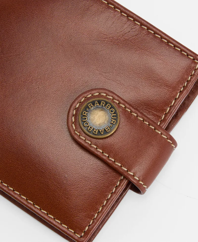Barbour Bolam Leather Wallet - Heritage Brown-1