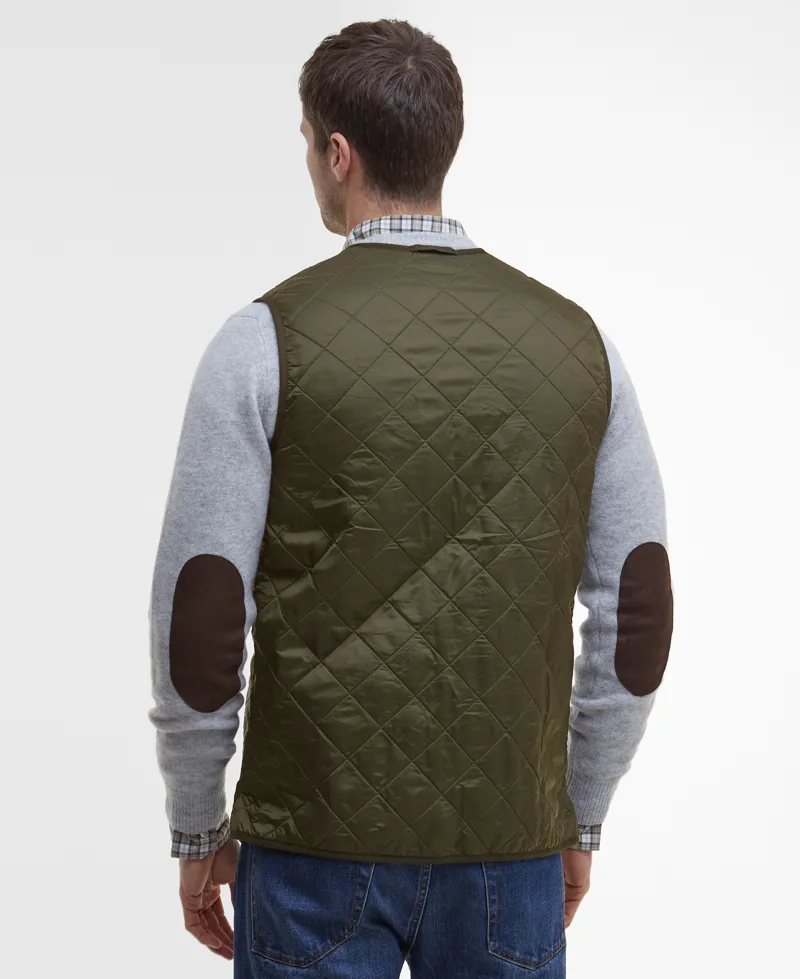 Barbour Polarquilt Waistcoat/Zip-in Liner - Olive-2