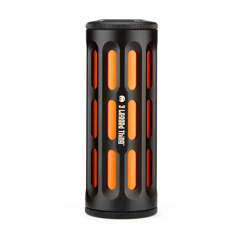 3 Legged Thing The ModFather Airgun Moderator Slotted - Black/Orange