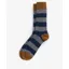 Barbour Houghton Stripe Sock - Asphalt/Navy