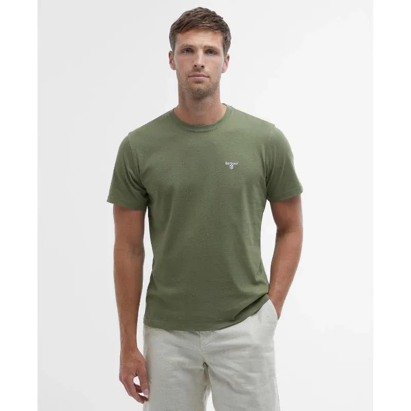 Barbour Essential Sports T-Shirt - Burnt Olive-1