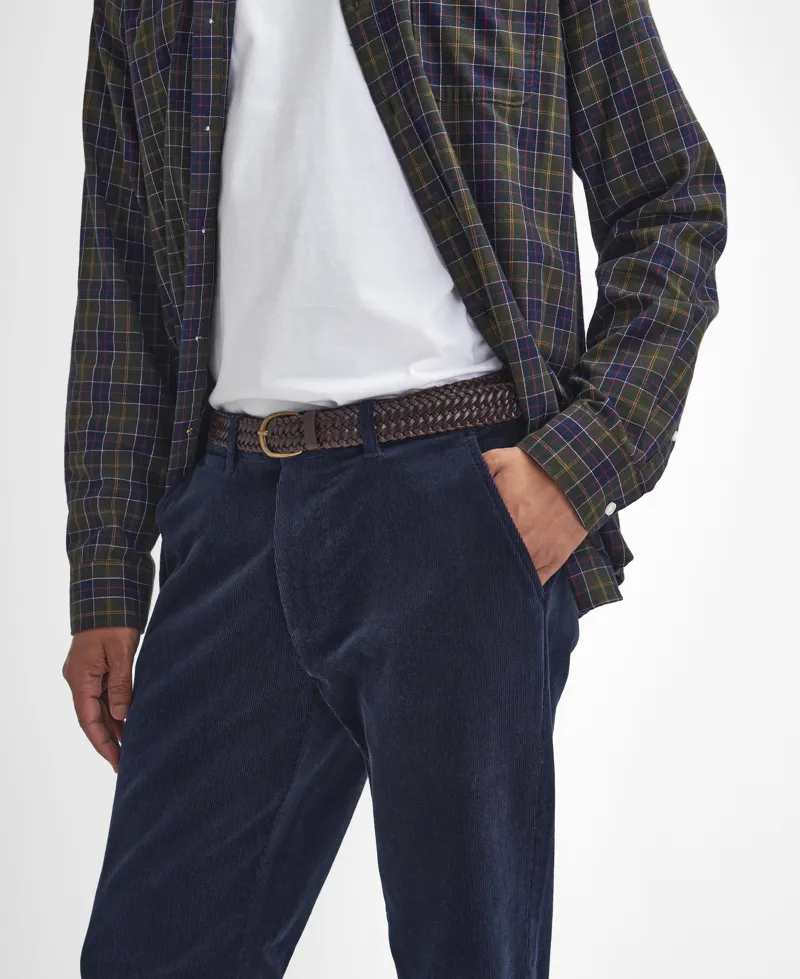 Barbour Stretch Cord Tailored Fit Trouser - Navy-3