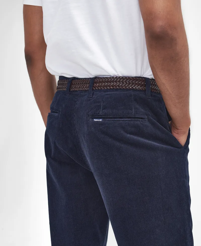 Barbour Stretch Cord Tailored Fit Trouser - Navy-5