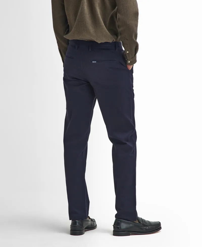 Barbour Sueded Sateen Tailored Fit Trouser - Dark Navy-4