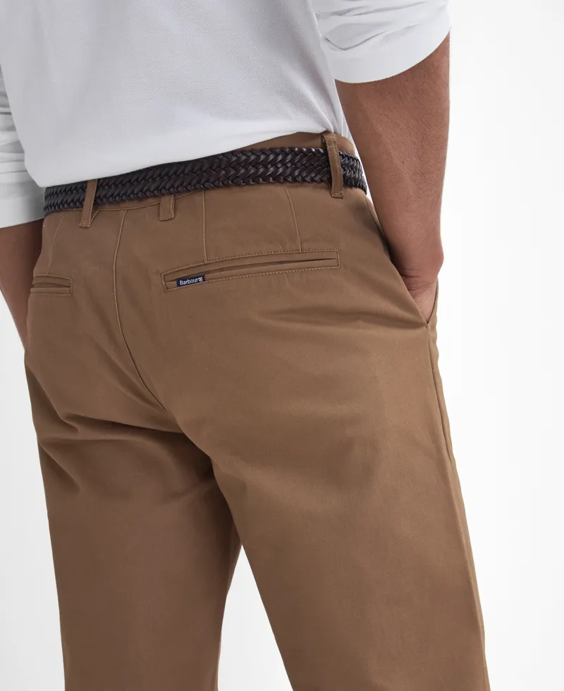 Barbour Sueded Sateen Tailored Fit Trouser - Sandstone-4