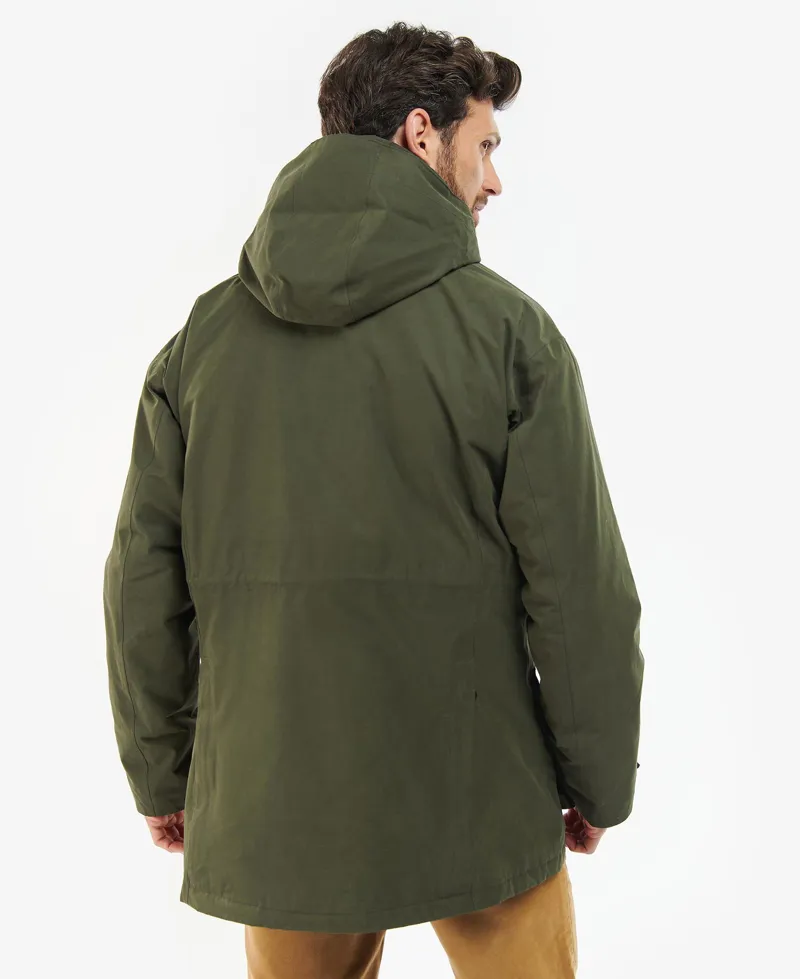 Barbour Mens Beaconsfield Jacket Olive-3