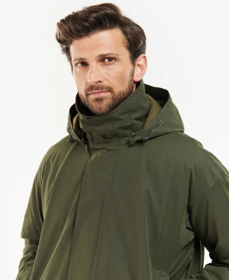 Barbour Mens Beaconsfield Jacket Olive-4