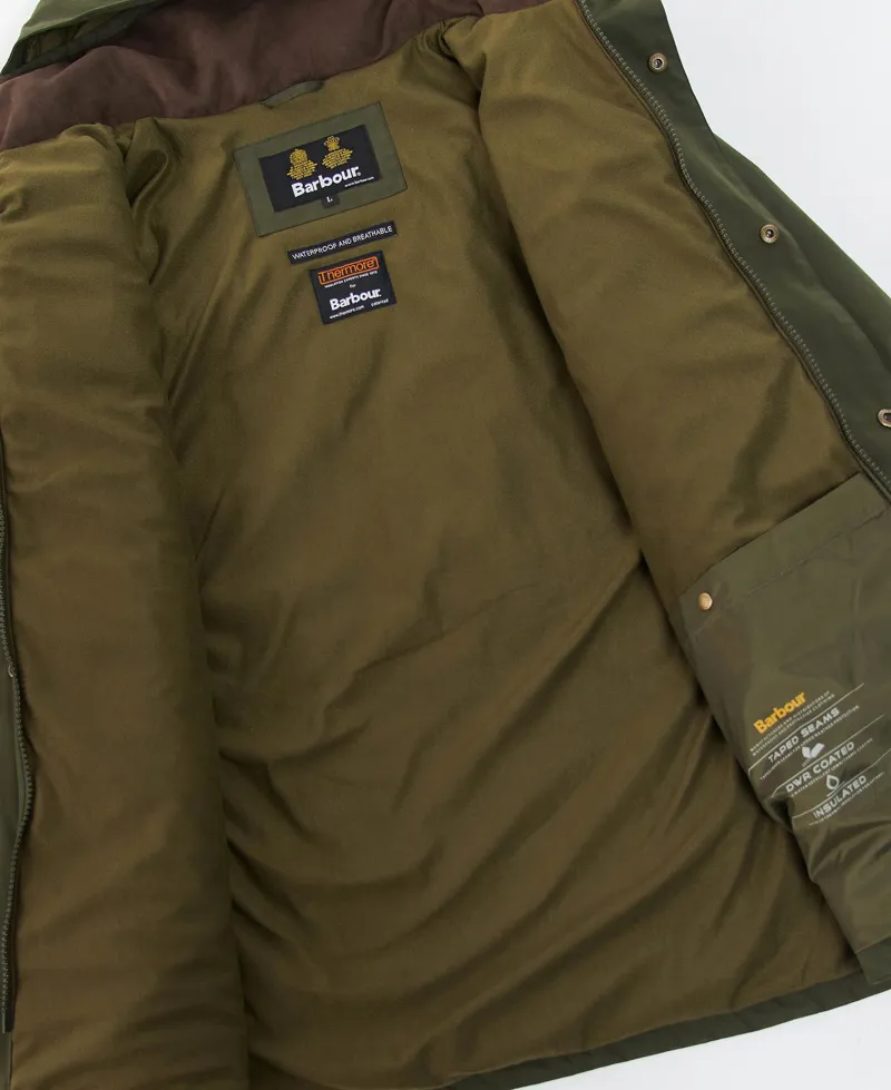 Barbour Mens Beaconsfield Jacket Olive-6