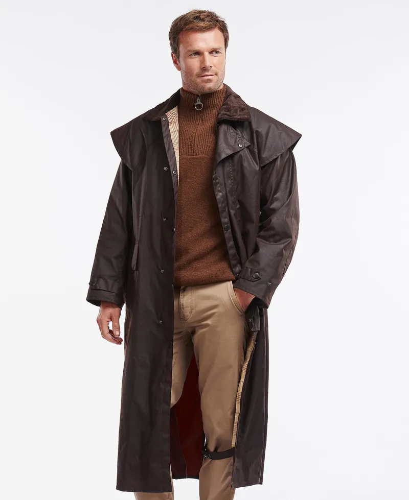 Barbour Mens Stockman Coat Brown