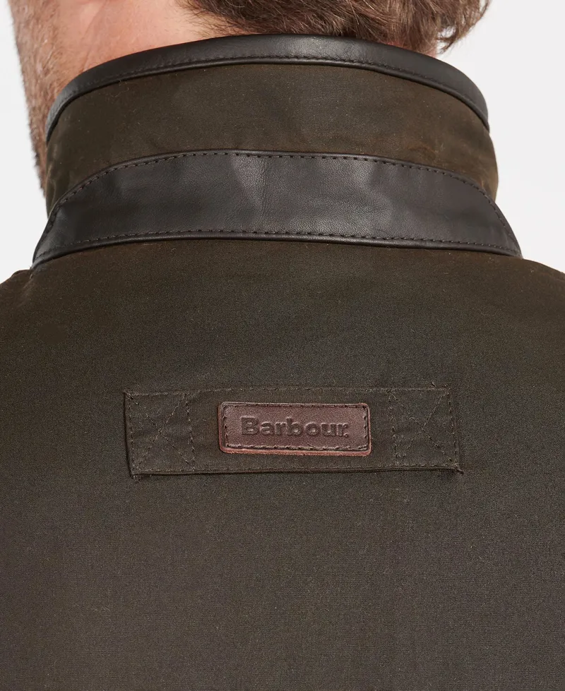 Barbour Hereford Wax Jacket Olive-2
