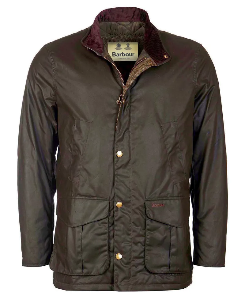 Barbour Hereford Wax Jacket Olive
