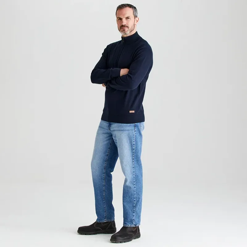 Ridgeline Hartland 1/4 Zip Knit - Navy-3