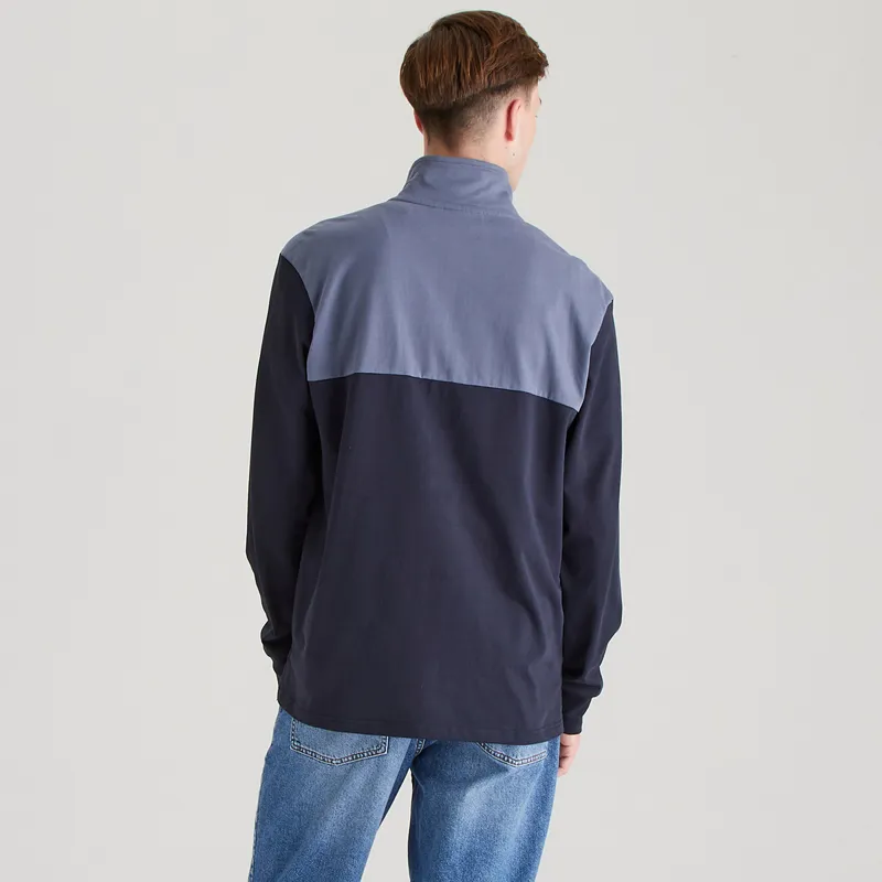Ridgeline Mens Salthouse Zip Top - Navy Multi-3
