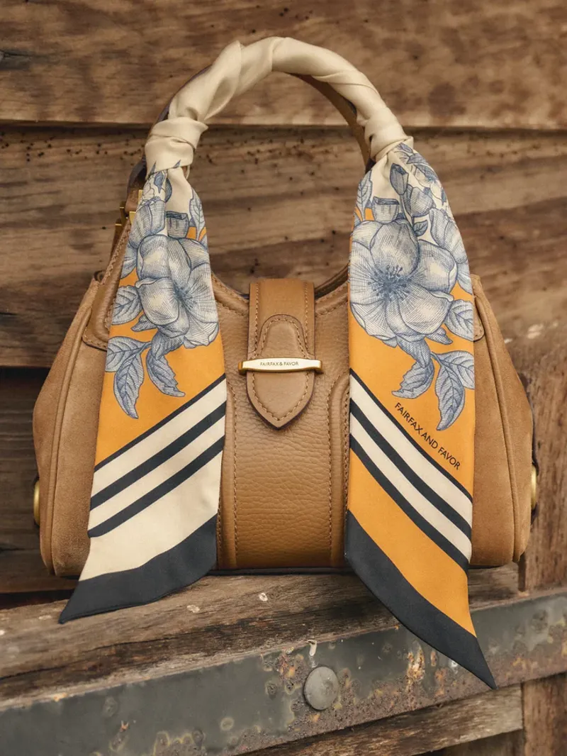 Fairfax and Favor Mannington Silk Scarf -1