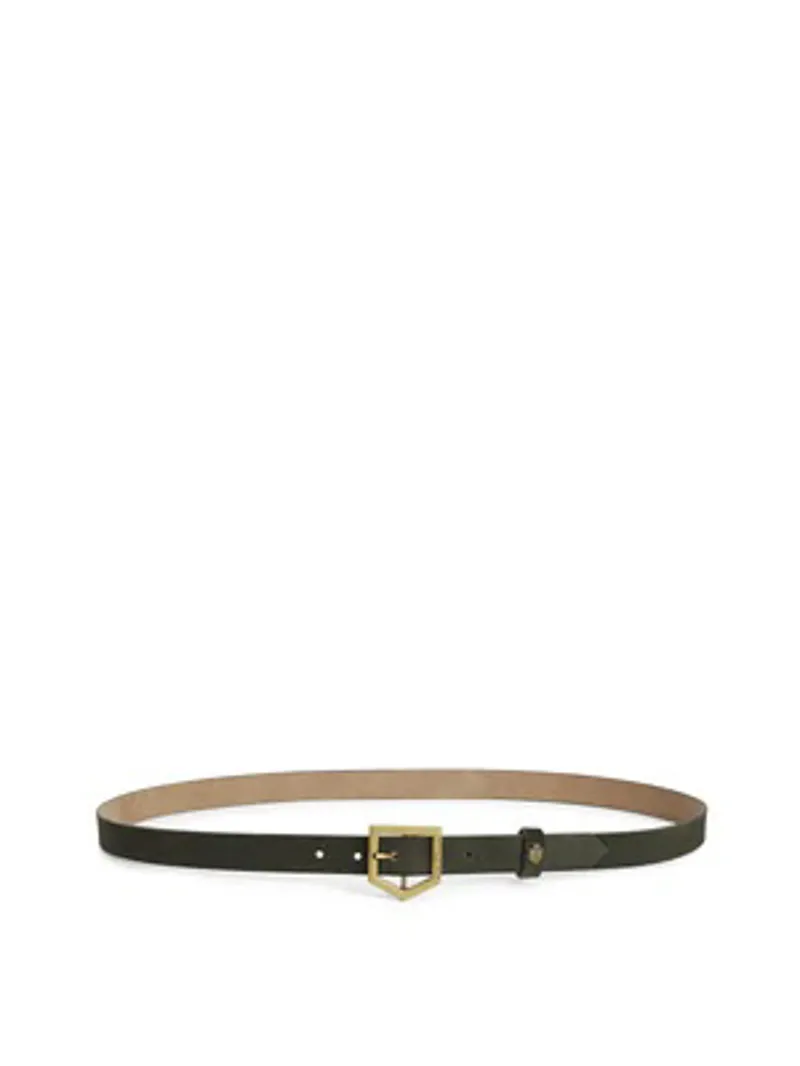 Fairfax and Favor Sennowe Belt Moss Green Suede-1