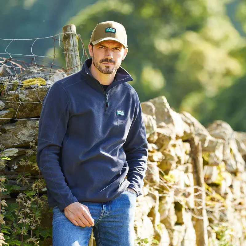 Ridgeline Mens Narvik Fleece - Navy-2