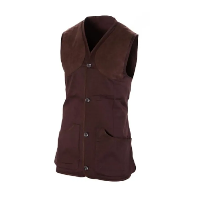 Browning Norfolk Shooting Vest - Dark Brown