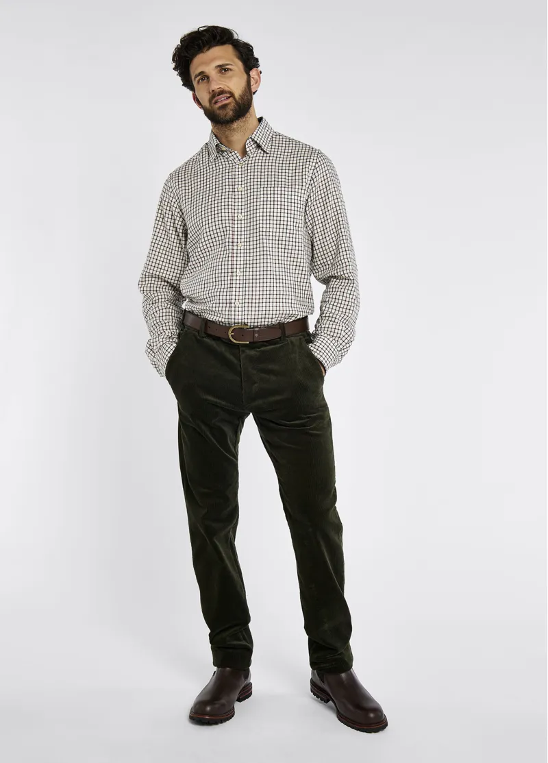 Dubarry Stride Corduroy Trousers - Olive-1