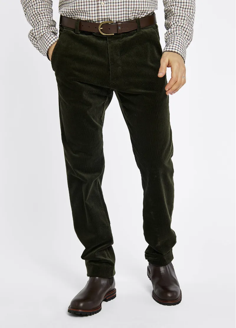 Dubarry Stride Corduroy Trousers - Olive-2