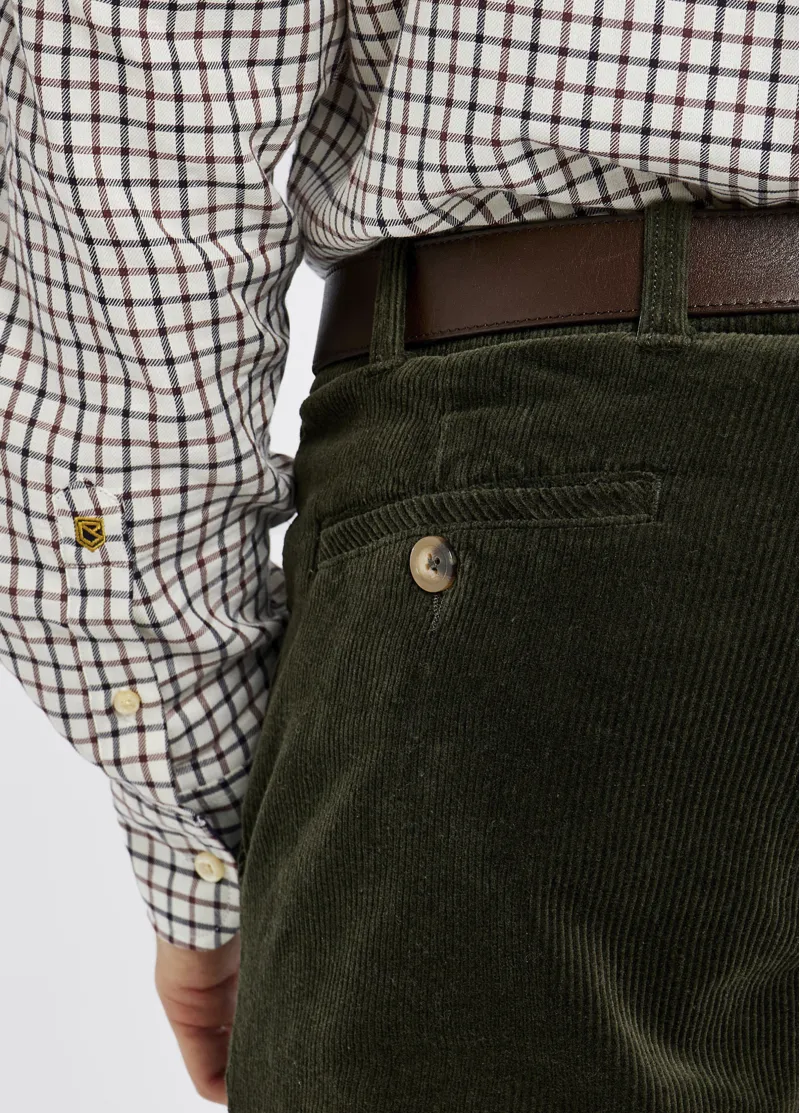 Dubarry Stride Corduroy Trousers - Olive-5