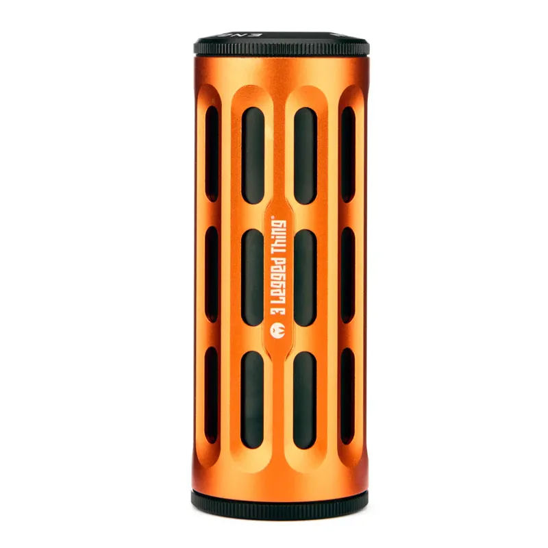 3 Legged Thing The ModFather Airgun Moderator Slotted - Orange/Black