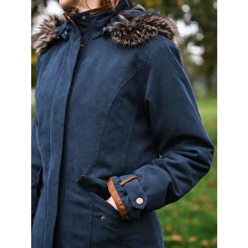 Baleno Kensington Warm Ladies Coat - Navy-4