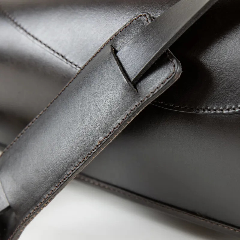 Teales Premier Gun Slip Buckle and Flap Dark Brown-1