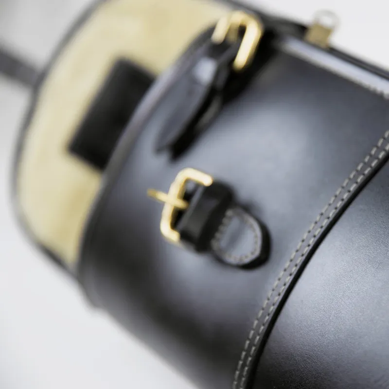 Teales Premier Gun Slip Buckle and Flap Dark Brown-3