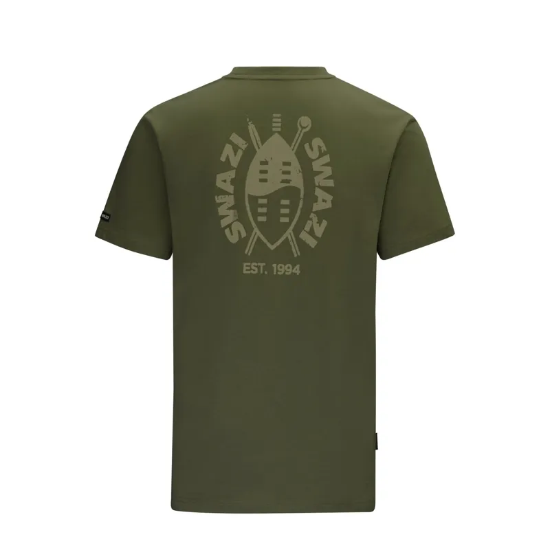 The Swazi Reverse Tee - Olive-1