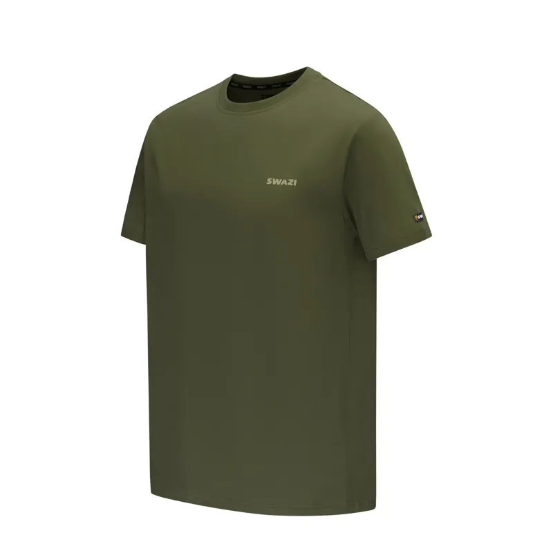 The Swazi Reverse Tee - Olive-2