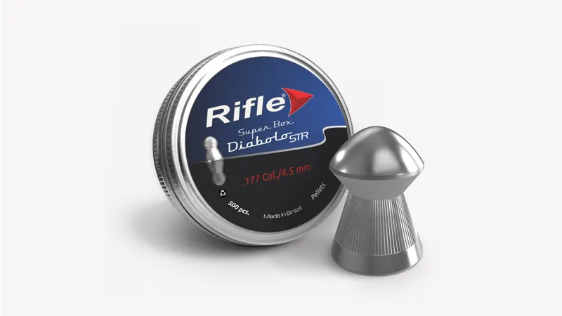 Rifle Ammunition Diabolo Basic STR 177 4.5 7.25gr 500