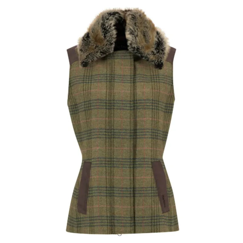 Barbour Rosemary Wool Gilet - Arabesque Brown
